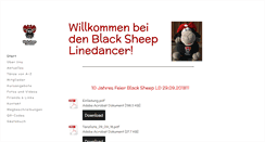 Desktop Screenshot of blacksheep-linedancer.com